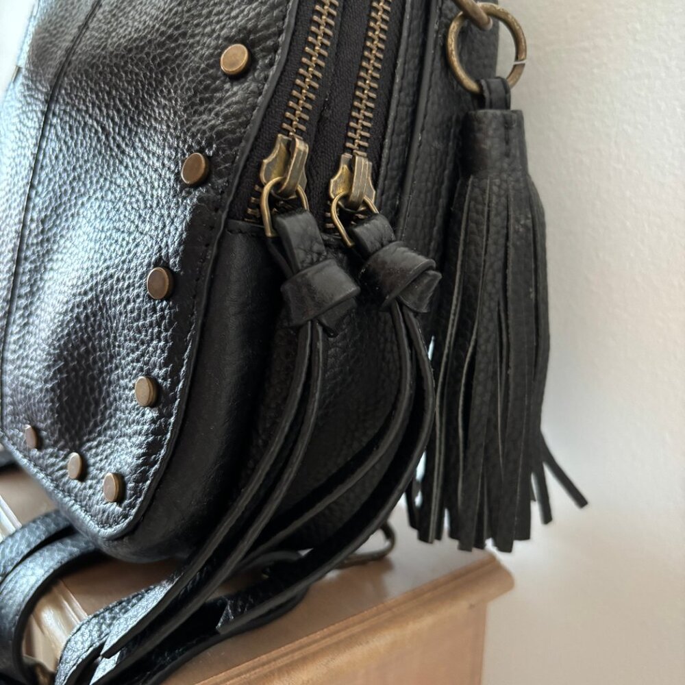 Harley-Davidson Black Backpack with Gold Studs - Picture 4 of 9